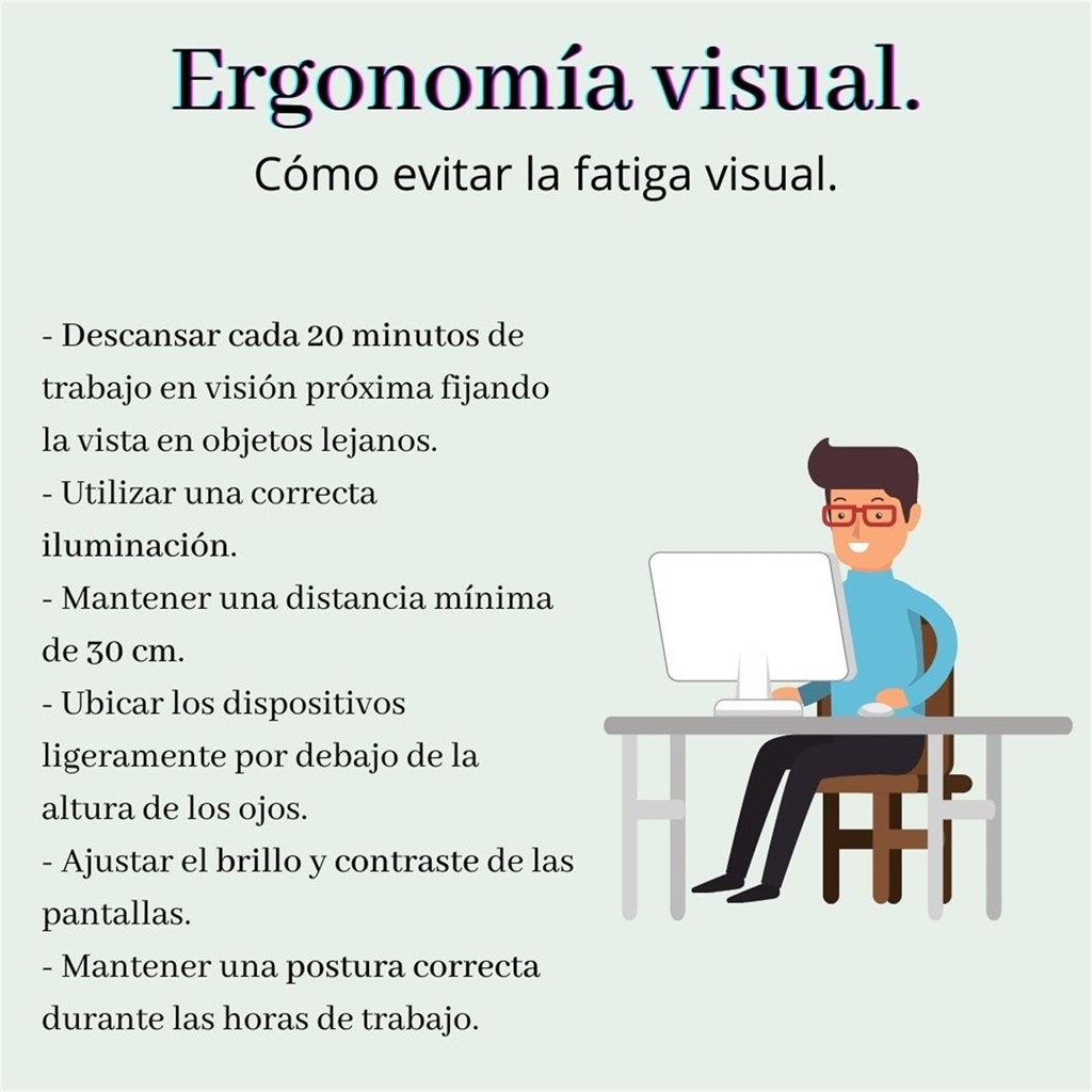 ¿Cómo mejorar tu salud visual en la oficina?