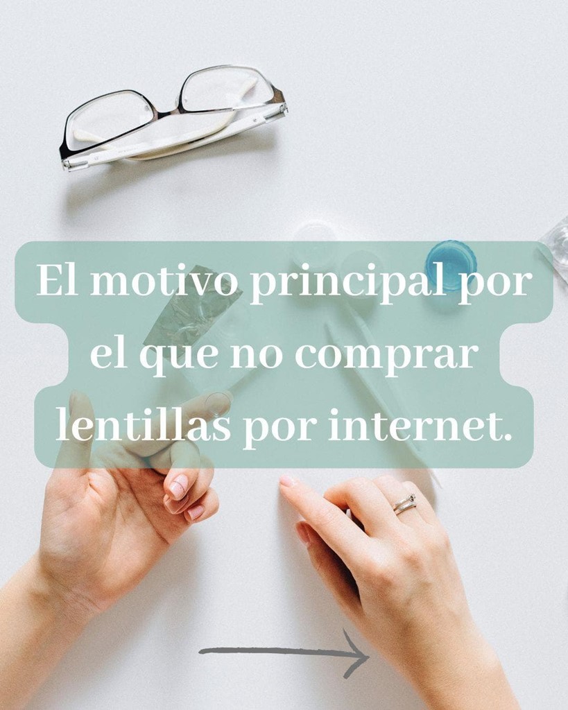 Por que non debes pedir as lentes de contacto por internet?