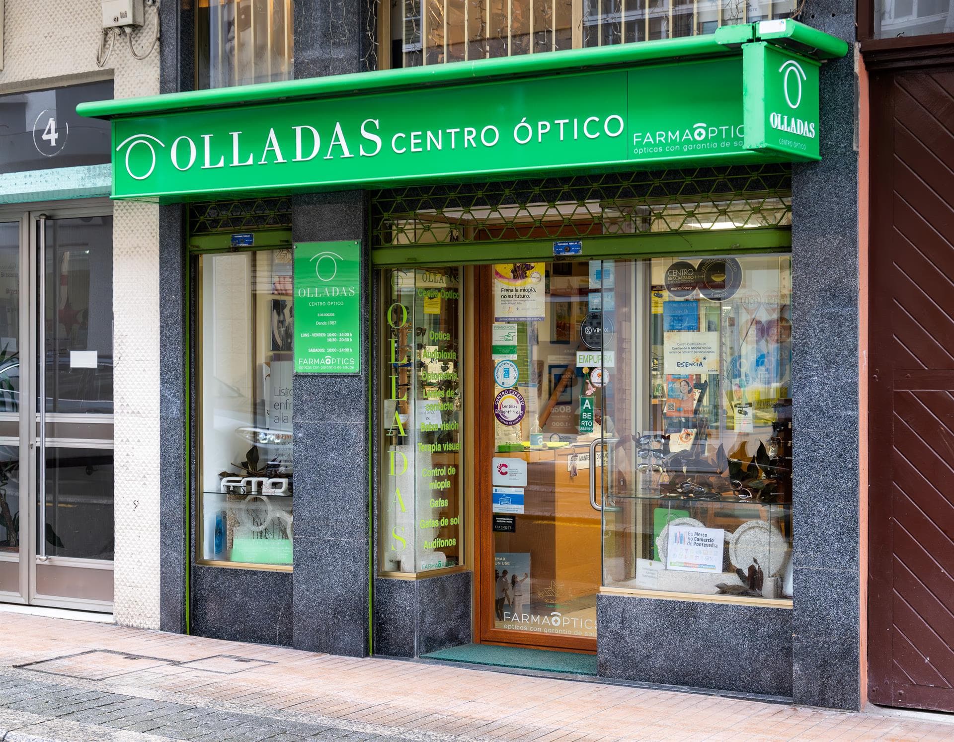 centro óptico en Pontevedra