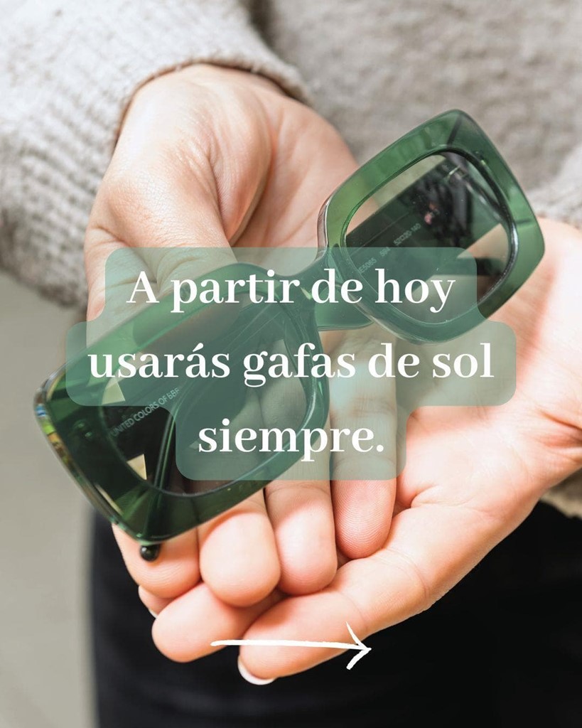 ¿Por qué debes utilizar gafas de sol todo el año?