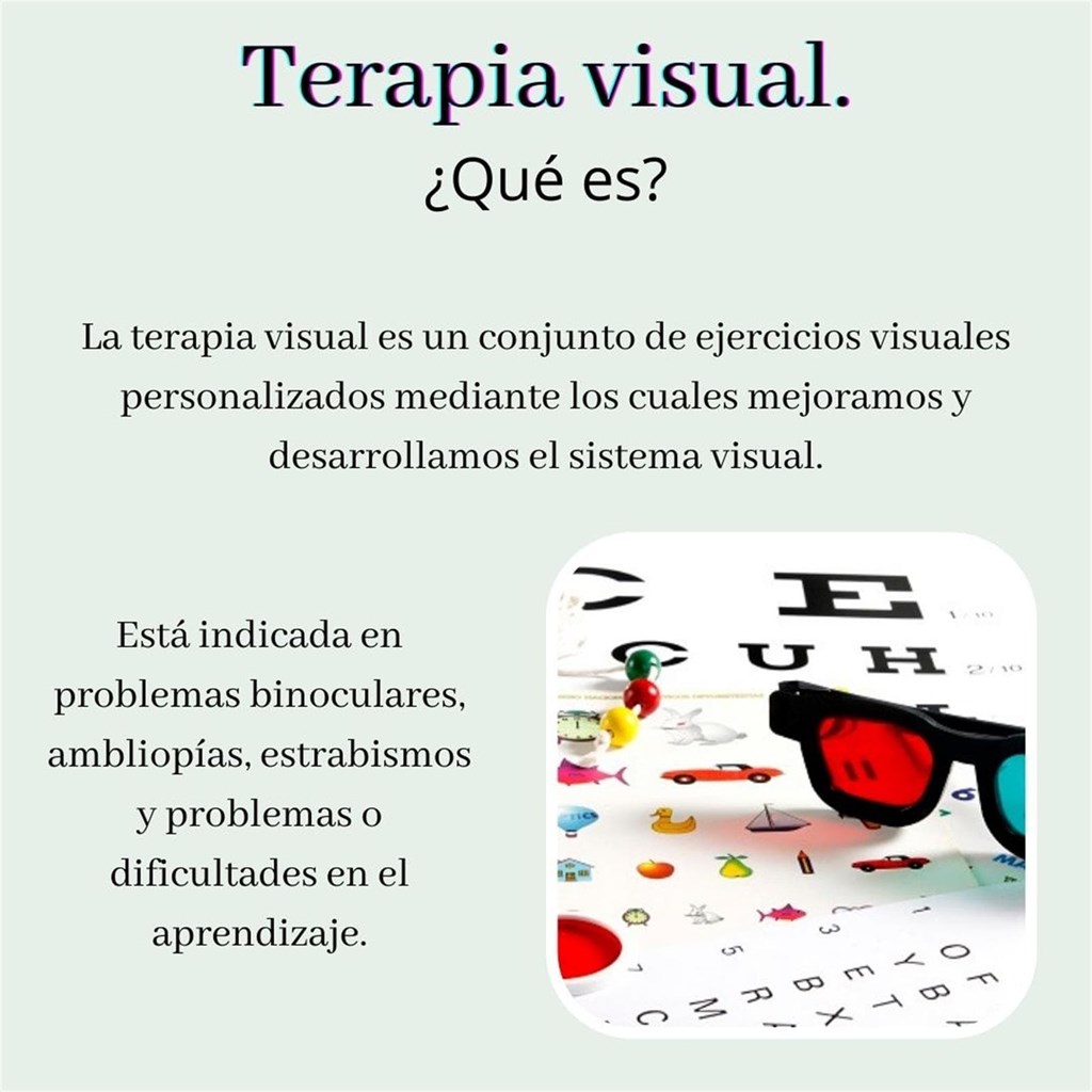 Terapia visual: ¿beneficios?